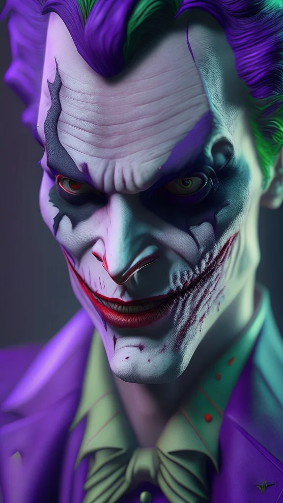 handsome joker, high delicate defined details, beautiful, atmospheric, matte, 3 d 8 k octane rendered, sharp focus, illustration, high detail, ultra realistic, highly saturated colors