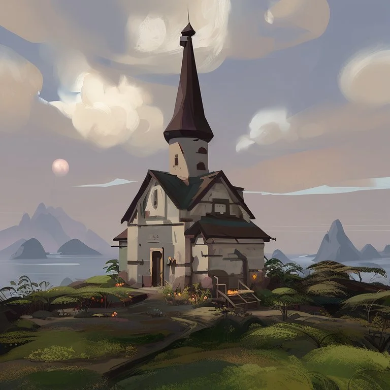 hand-painted 2D environment that is highly stylized, with exaggerated facial features and angular shapes with a color palette is dominated by rich, earthy tones, with splashes of bright colors used to draw attention to important objects or characters. The backgrounds are incredibly detailed, with a range of textures and lighting effects that give the world a tangible, lived-in feel.