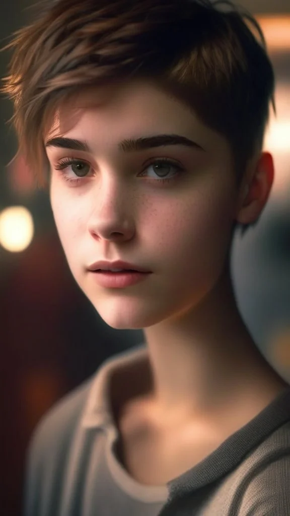 teen very short hair pretty realistic