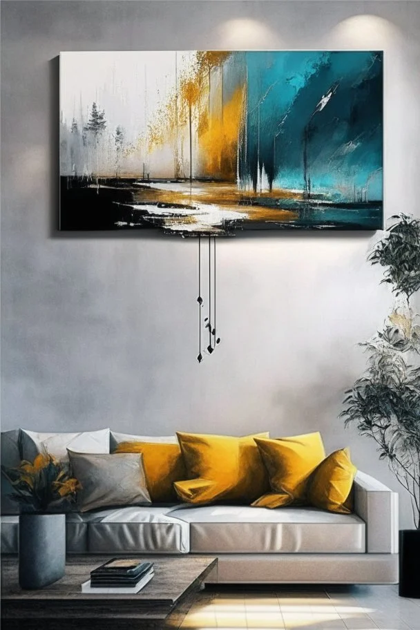 modern home decor canvas wall art