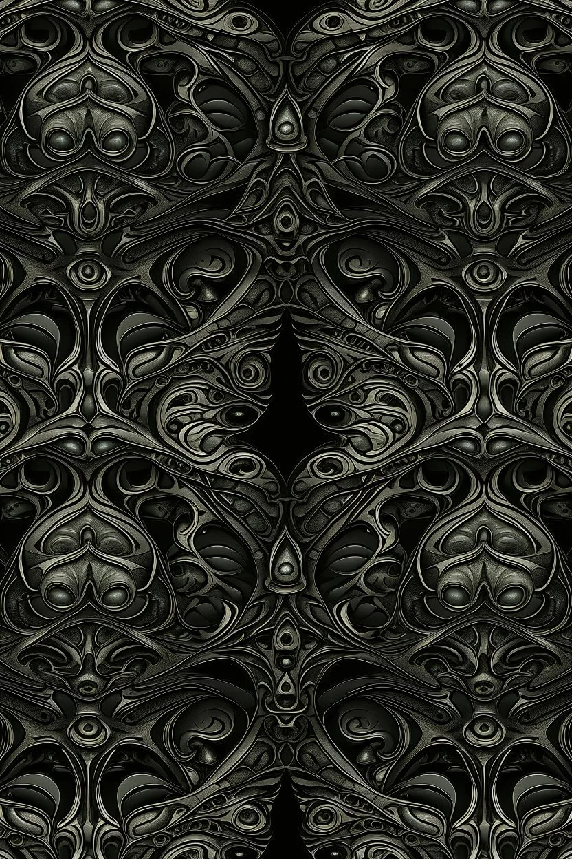 Stereoscope pattern image of a dark fantasy cover