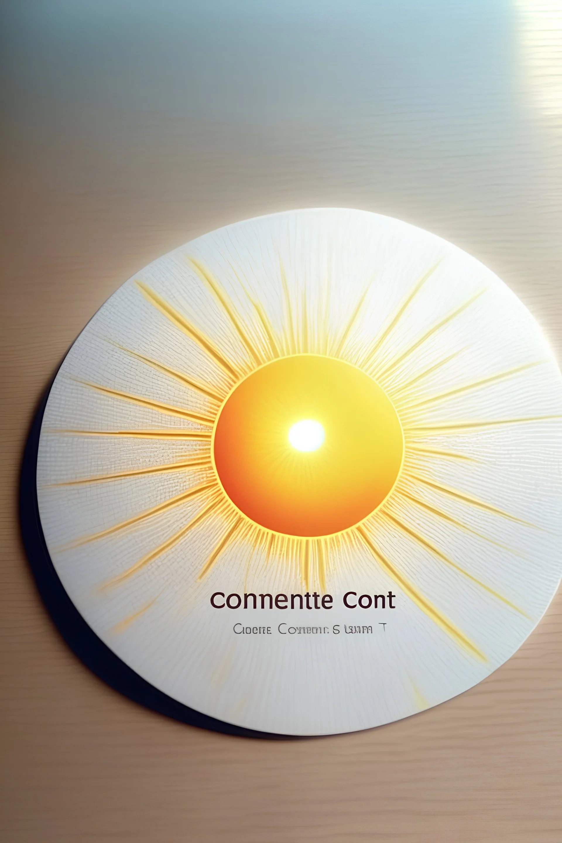 Circular business card 12.5*4 - printing house - Sunlight - Comet