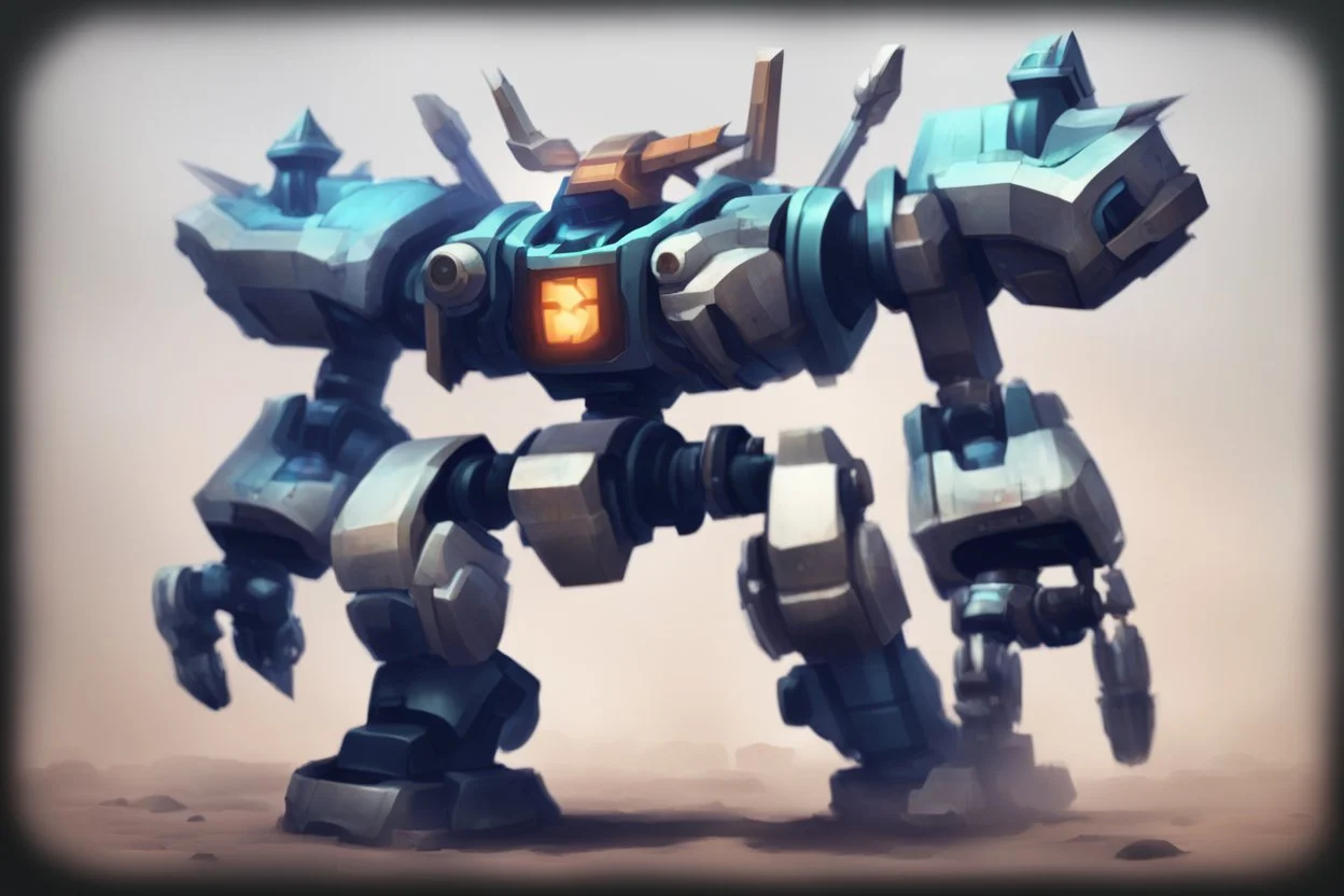I want an intro image for a YouTube video about TFT 7 Mighty Mech. I want the original image with a little modification.