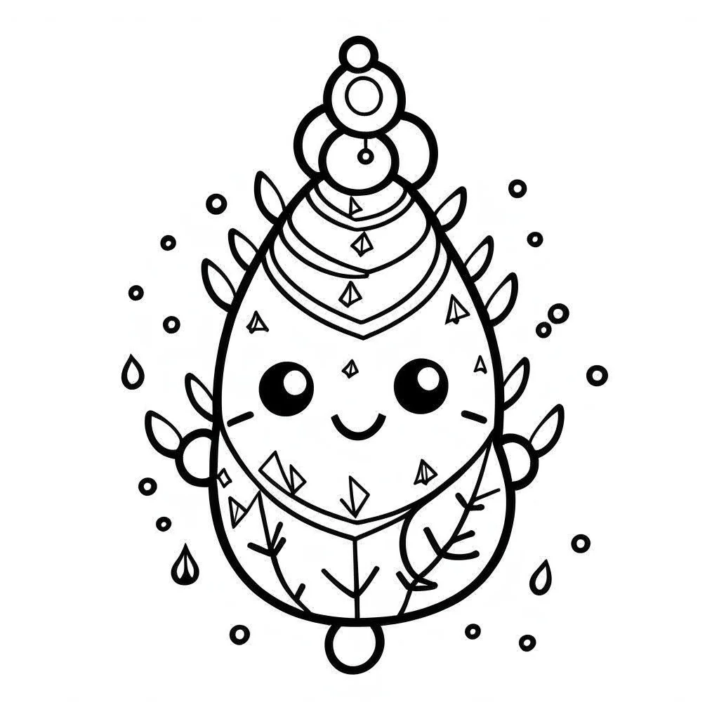 A black and white cute drawing of an Christmas lights. Only outline, white background,for kids. The illustration should be in [SUPER SIMPLE], black and white, bold line art with a clear, mostly empty background. [INCLUDES ONLY OUTLINES WITH NO FILLED IN BLACK AREAS], ensuring no shading, no complex images, and making it very easy to color in between the lines.