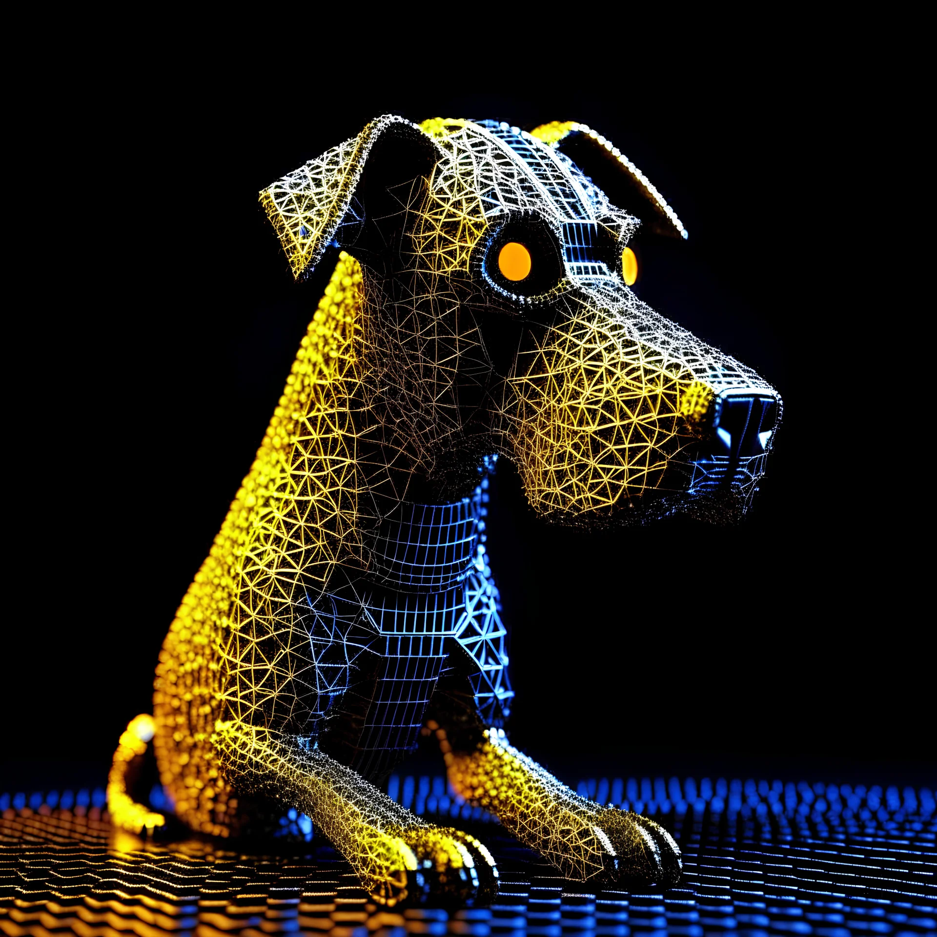 Dog cyber 3D