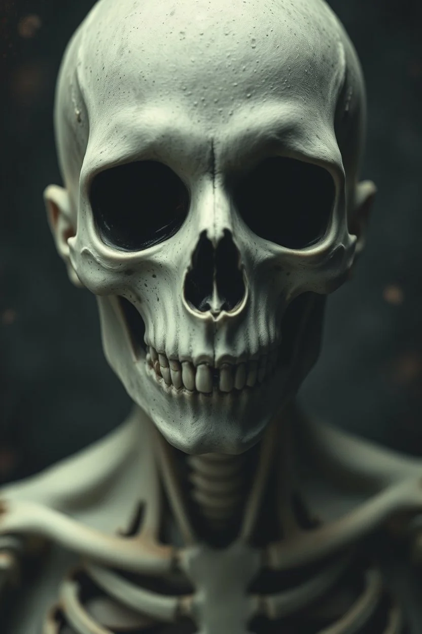 surreal collage fade human portrait with pale skine with bones, lack black eyes, Darkness is sometimes, it is the moment of realization. The shadows rising from the depths are terrifying; they are the offspring of our minds, surreal abstract things andt shapes, . darkness looking me, and eating face, body, close up the crepy stunning portrait, shadows, evil darkness, surreal, thiller vibe, background vortex, abyss,crepy vibe, dinner of darknes, ntricate details, cinematic