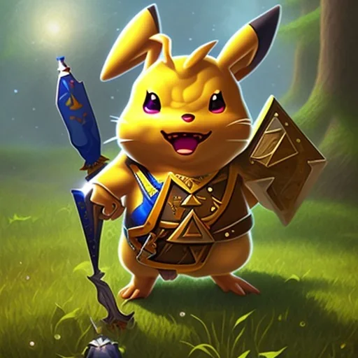 The legend of zelda pikachu