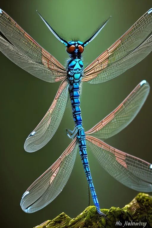 Damselfly detailed intricate