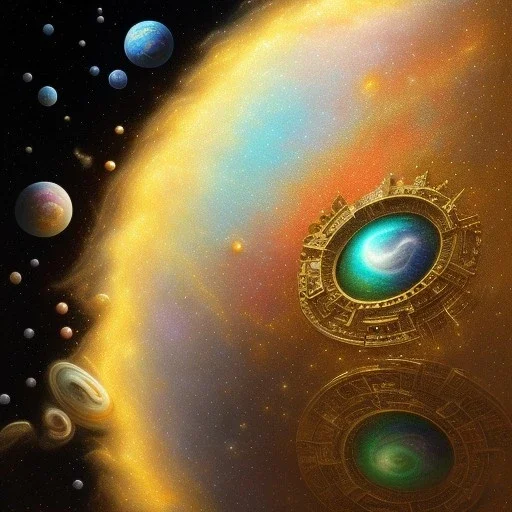 3d cosmos, galaxy Milky Way, jewel, precious stones, shiny, beautiful rich and destroyed planet, detailed yin and yang symbol, shiny, intricate, gorgeous, ultrafine detail, hyperrealism, trending on artstation, sharp focus, intricate details, highly detailed, by greg rutkowski, glowing, glitter, complementary colours