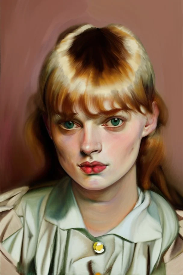 In the style of egon Schiele