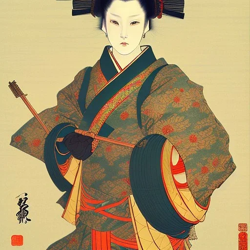 Ukiyo-e Style , with full details, full HD