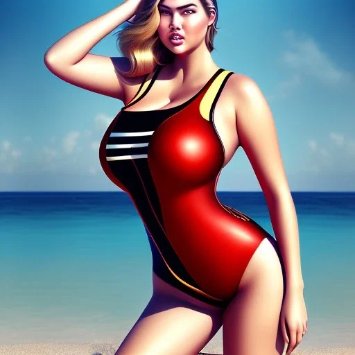 fullbody portrait of voluptuous atletic beautiful young Kate Upton in swinsuit Diego Velázquez style