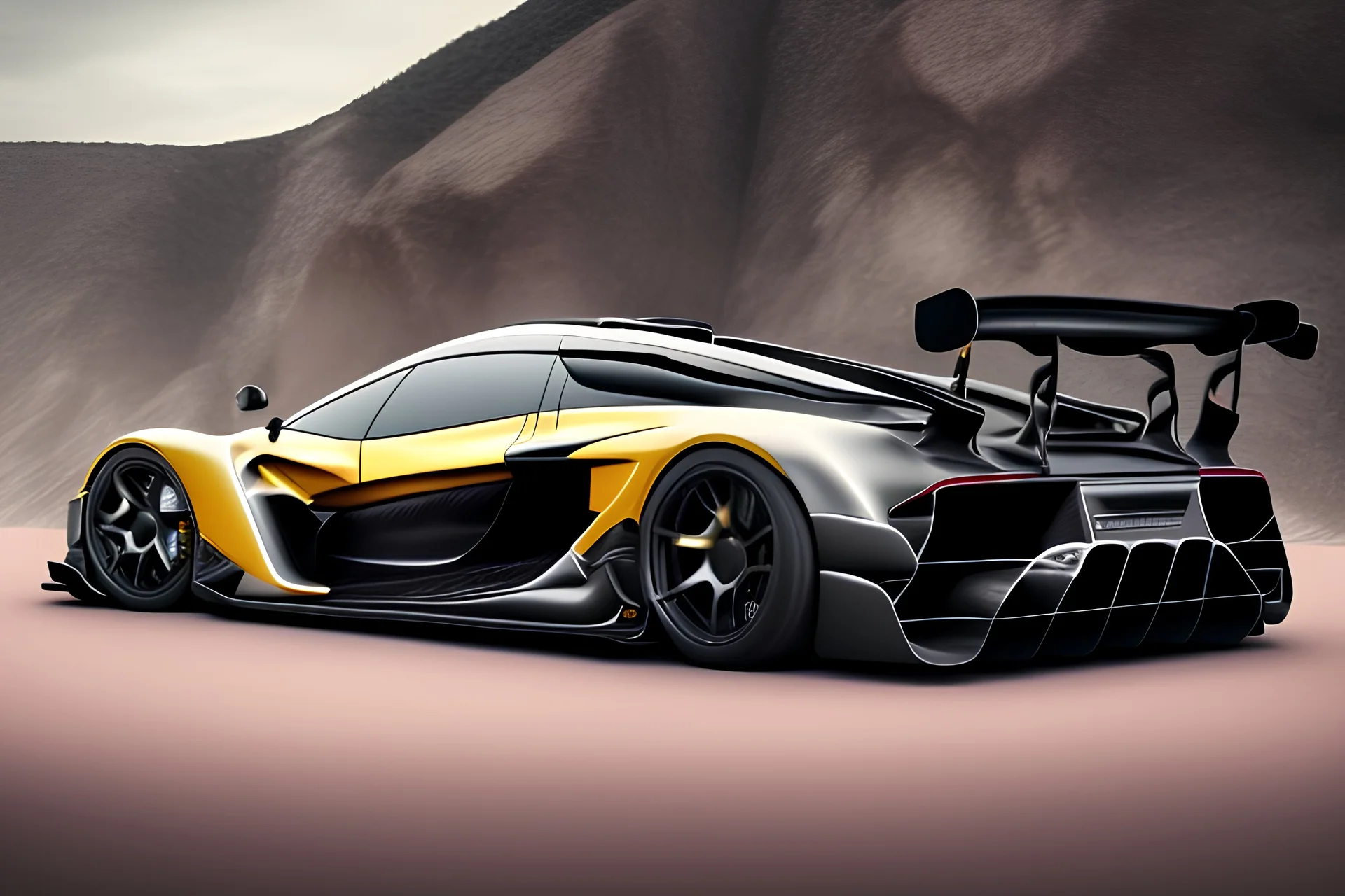 Carbon fibre supercar