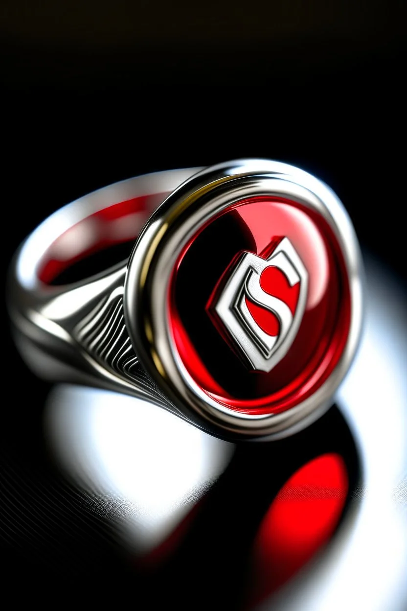 red lantern superman insignia ring