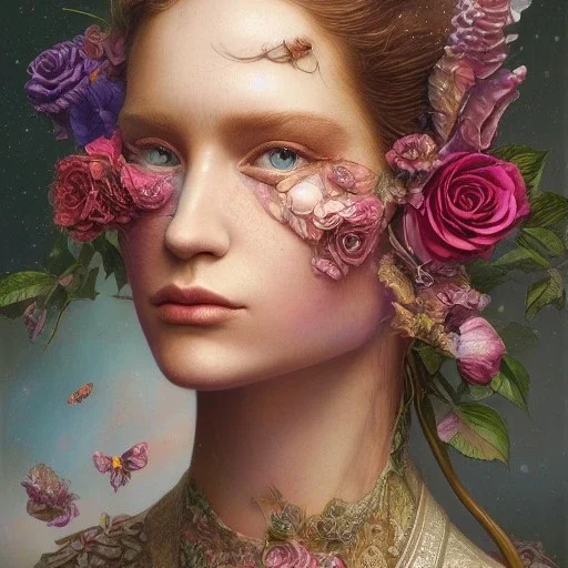 beautiful man,insanely detailed and intricate, colourful, hyperrealism, delicate, high definition, detailed, complex, triadic vibrant colour, by Tom Bagshaw, Asher Brown Durand, Anna Dittmann, Dan Mumford, Magali Villeneuve, Christoper Lovell, trending on Artstation digital painting elegant fantasy 8k rose tones award winning crisp quality hdr