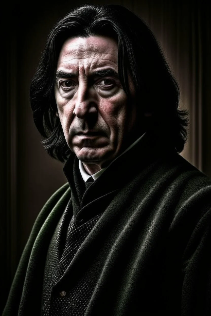 I want a picture that's more realistic, more like Professor Snape, and has a high level of horror.