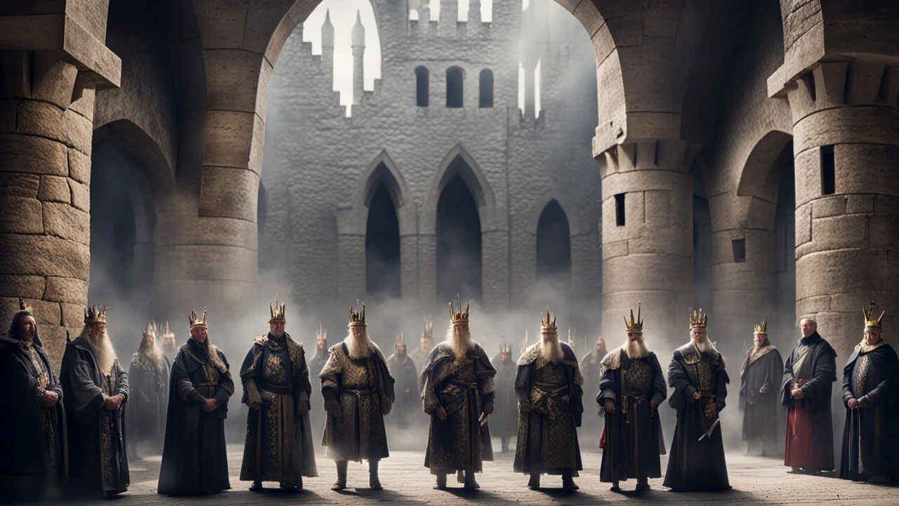 gathering of the northern kings in the castle