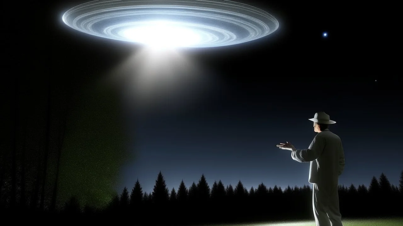 جسم مضيء يطير كبير جدا