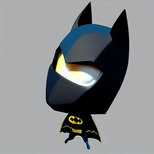 Concept art of Little Batman (Pixar art style)++, highly detailed, digital painting, art stations, concept art, smooth, unreal engine 5, god rays, ray tracing, RTX, nanite polygons, lumen lighting, ultra detail, volumetric lighting, 3d, detailed anime, finely drawn, high definition, high resolution, cartoon [ animation, cartoon, drawing, painting, low res, cropped, watermark, jpeg artifacts, low quality, normal quality, bad anatomy, text error, worst quality, blurry thousan