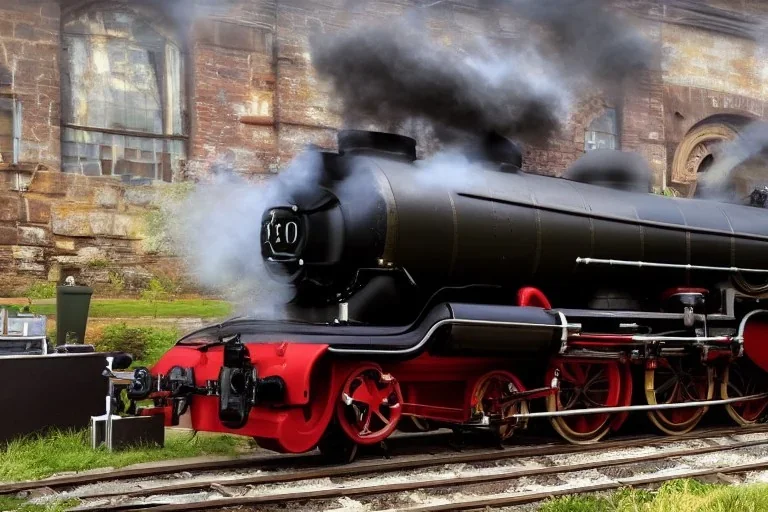 Fantasy steam train