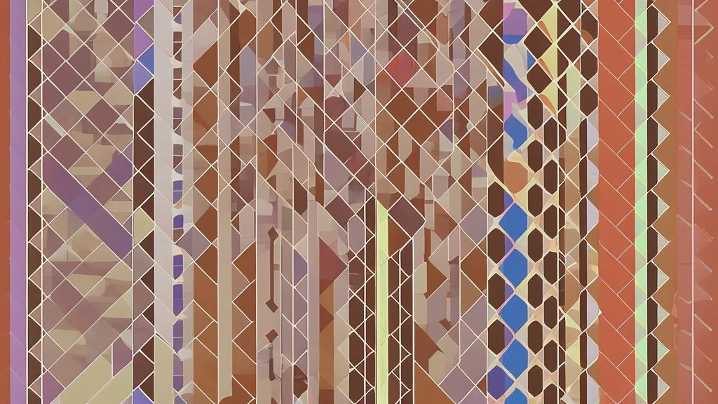 digital glitch pattern geometric abstraction by per kirkeby