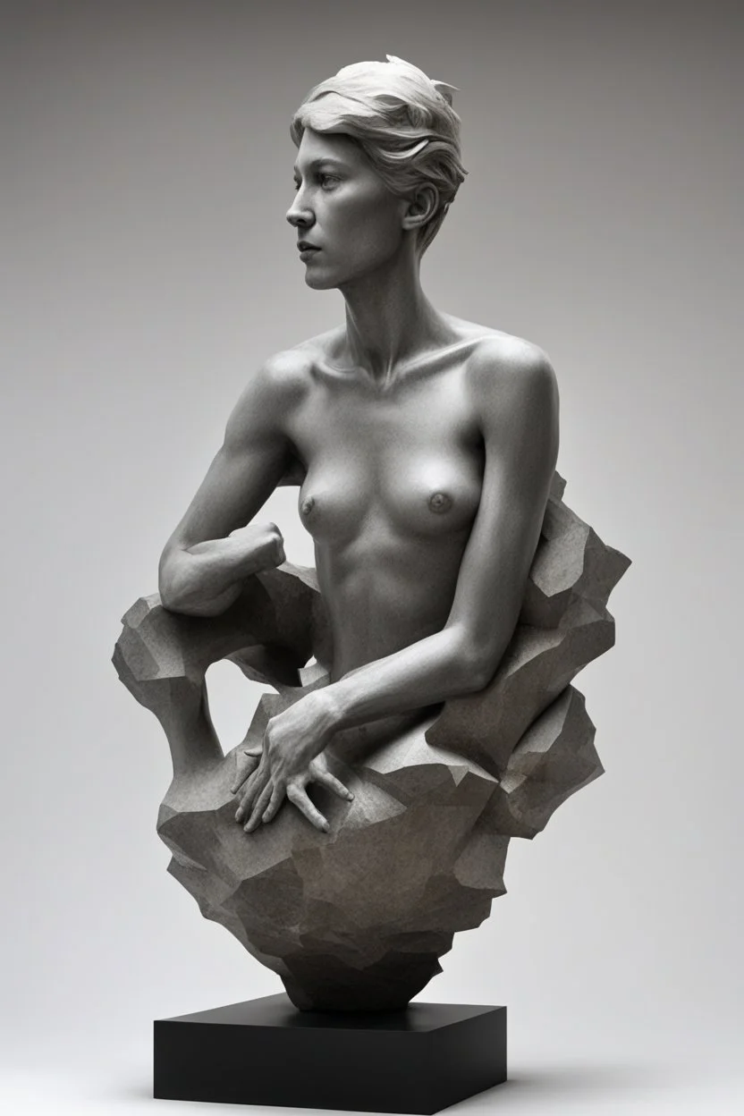 the sculpture is unusual