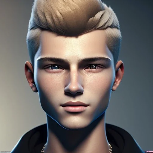 beautiful smooth realistic, black male, 12 y/o boy, blond, extremely sharp detail, finely tuned detail, ultra high definition, 8k, unreal engine 5, ultra sharp focus, smile teeth, happy