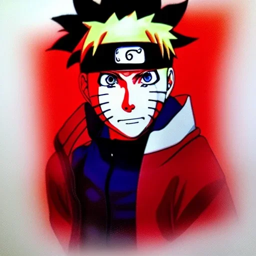 Naruto, Portrait 3d, très détaillé, très réaliste, très détaillé, forme de crapaud.