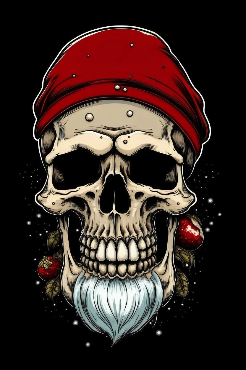 santa skull