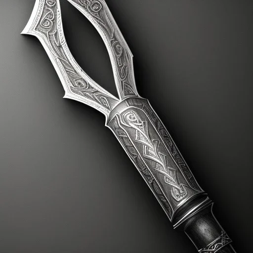 viking axe, intricate, photorealistic