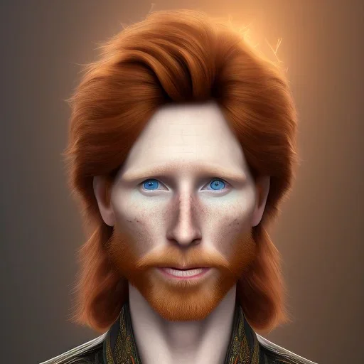 Portrait of Courtney Gains as a ruggedly handsome but joyful roguish pirate, charismatic, attractive male, masculine, perfect, precisely detailed, lightly freckled face, meticulously detailed multi-hued ginger carrot cherry fire red hair; Malachai of the corn; fantasy, intricate, elegant, highly detailed, digital painting, artstation, concept art, matte, sharp focus, illustration, art by artgerm and greg rutkowski and alphonse mucha