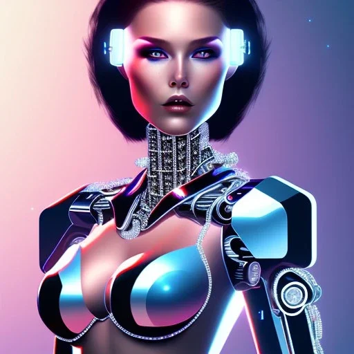 sexy diamond cyborg