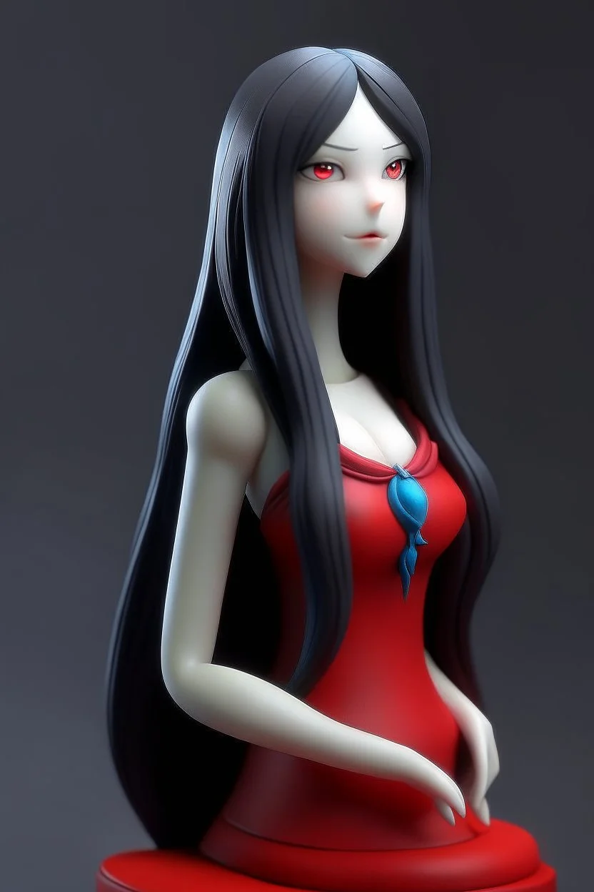 marceline vampire big chest adventure time animation bust styled