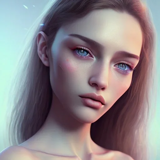 study girl, beautiful face, beautiful eyes, window,flower, nature, unreal engine 5, studio lighting --ar 2:1