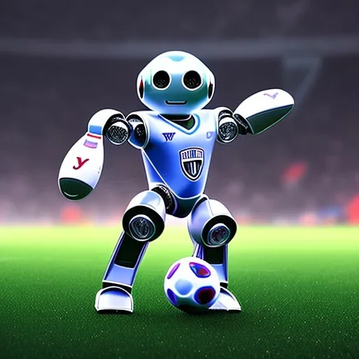 kyliian mbappe football robot