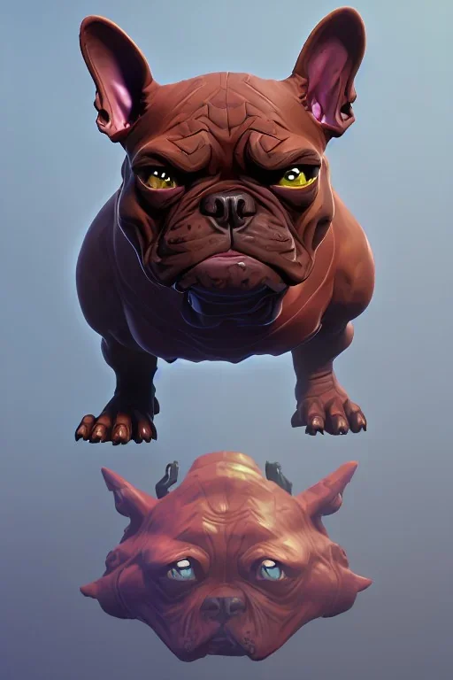 alien french bulldog musculature hulk body HD strong french bulldog hulk marvels Warcraft