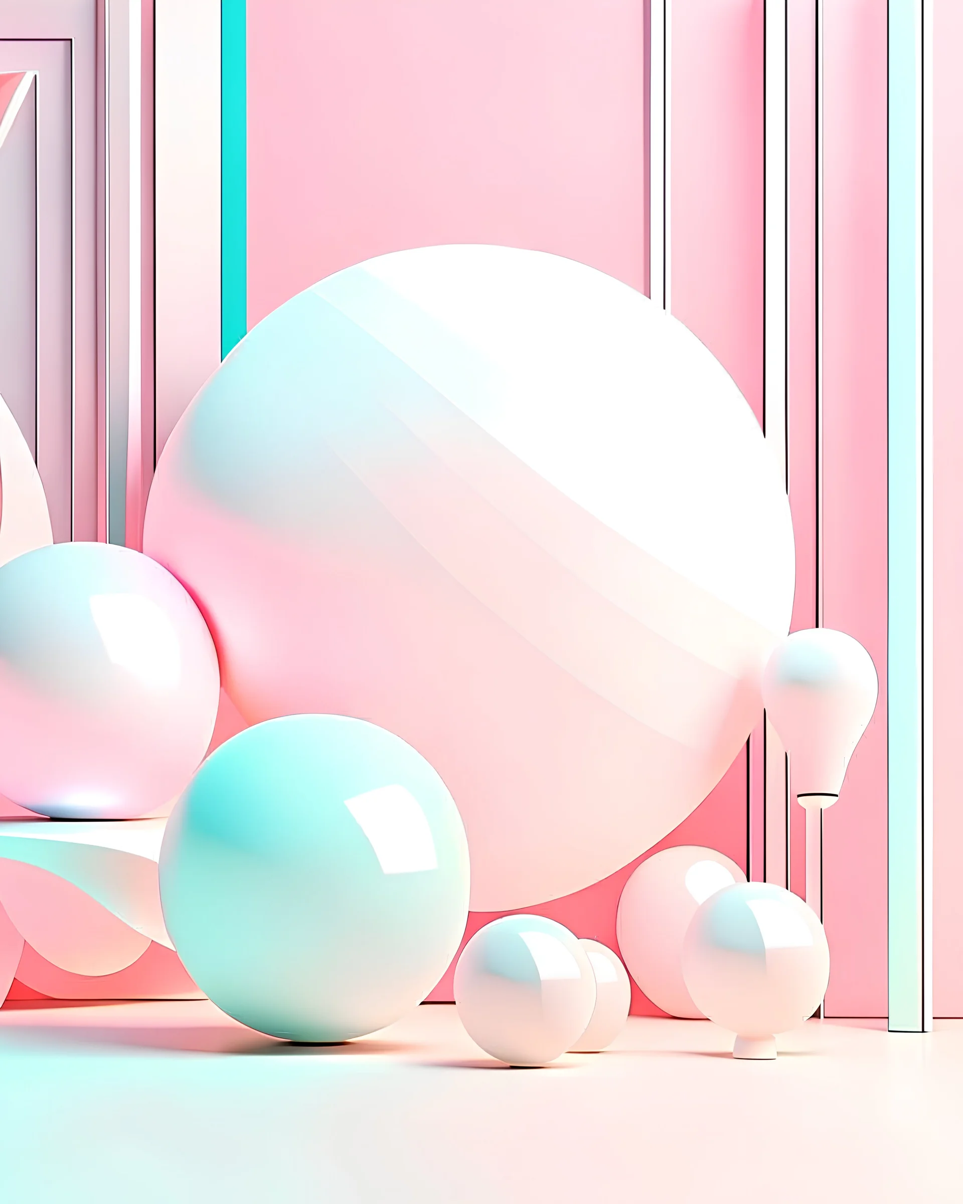 light background for an online store, digital graphic design, trending on Artstation, cgsociety, vra Minimalistic and modern design, soft pastel colors, abstract shapes and lines, symmetrical layout, visually appealing, perfect for showcasing products in an online store. Designed by renowned digital artists such as Beeple and GMUNK. High resolution for optimal viewing on any device. Trending on top art platforms like Artstation and CGSociety. Perfect for VR/AR experiences to enhance the user's s