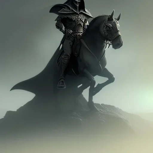 franz frazetta style, The Death Dealer, nazgul, dread