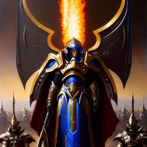 portrait 'High Templar Protoss Unit-Starcraft' ancient metal armor ,painting by gaston bussiere, greg rutkowski, yoji shinkawa, yoshitaka amano, tsutomu nihei, donato giancola, tim hildebrandt, oil on canvas, cinematic composition, extreme detail,fit full head inside picture,16k