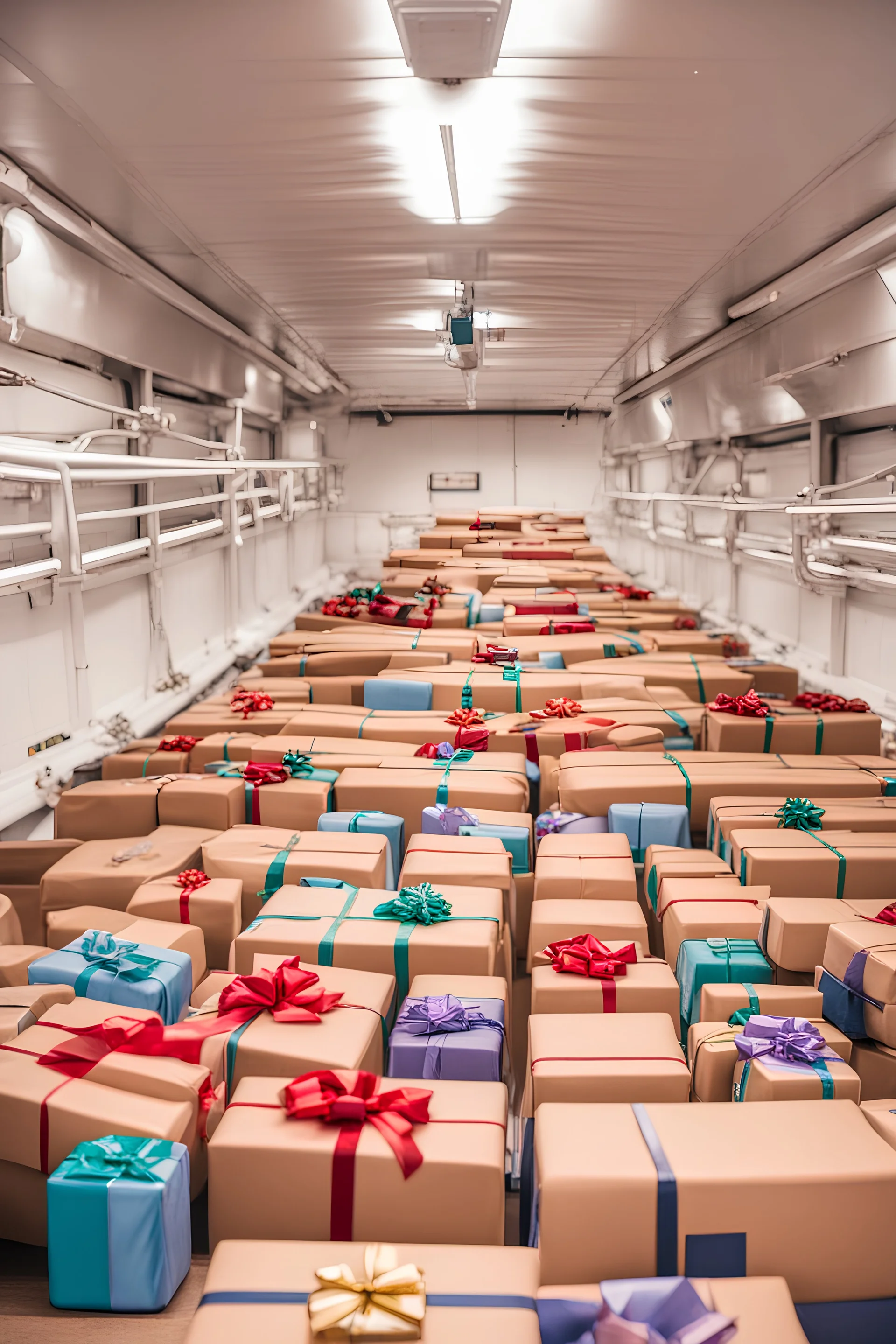 gifts on board cargo ship