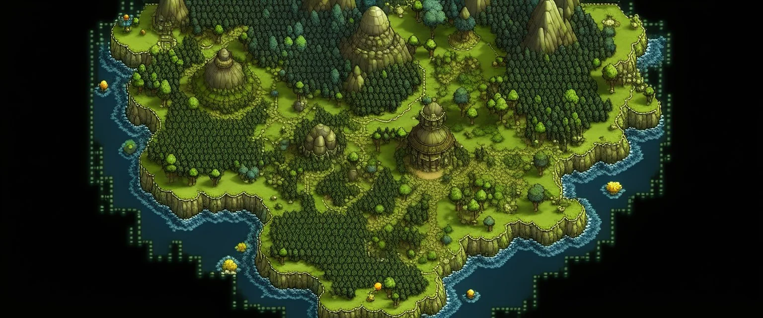 bird eye rpg maker 2d world map