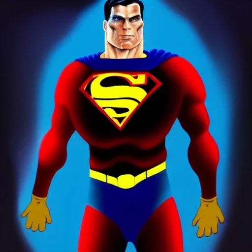 ultra detailed fullbody portrait of Cyborg Superman Villain, extremely detailed digital painting, extremely detailed face,crystal clear eyes, in the style of robert e howard and pablo oliveira and Ken Kelley and Keith Parkinson , mystical colors, perfectly centered image, perfect composition, rim light, beautiful lighting,8k, stunning scene, raytracing