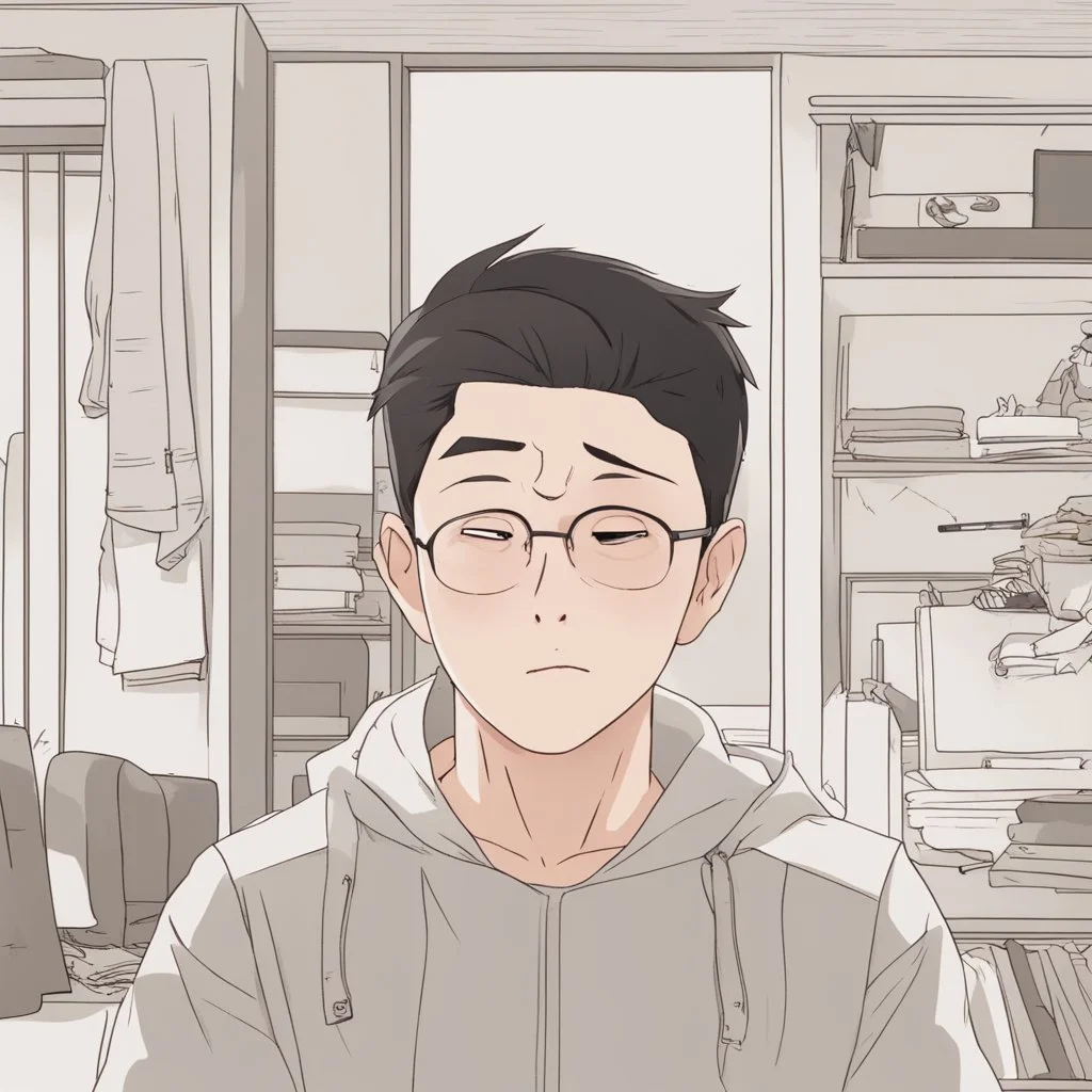 An Animated Asian Male Failure