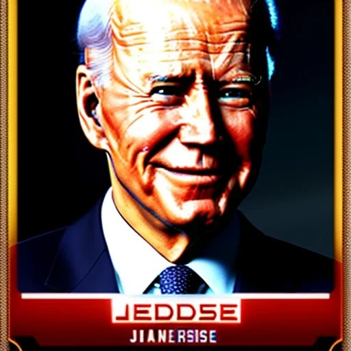 Biden trading card