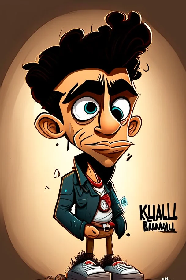 Bilal El Khannouss cartoon 2d