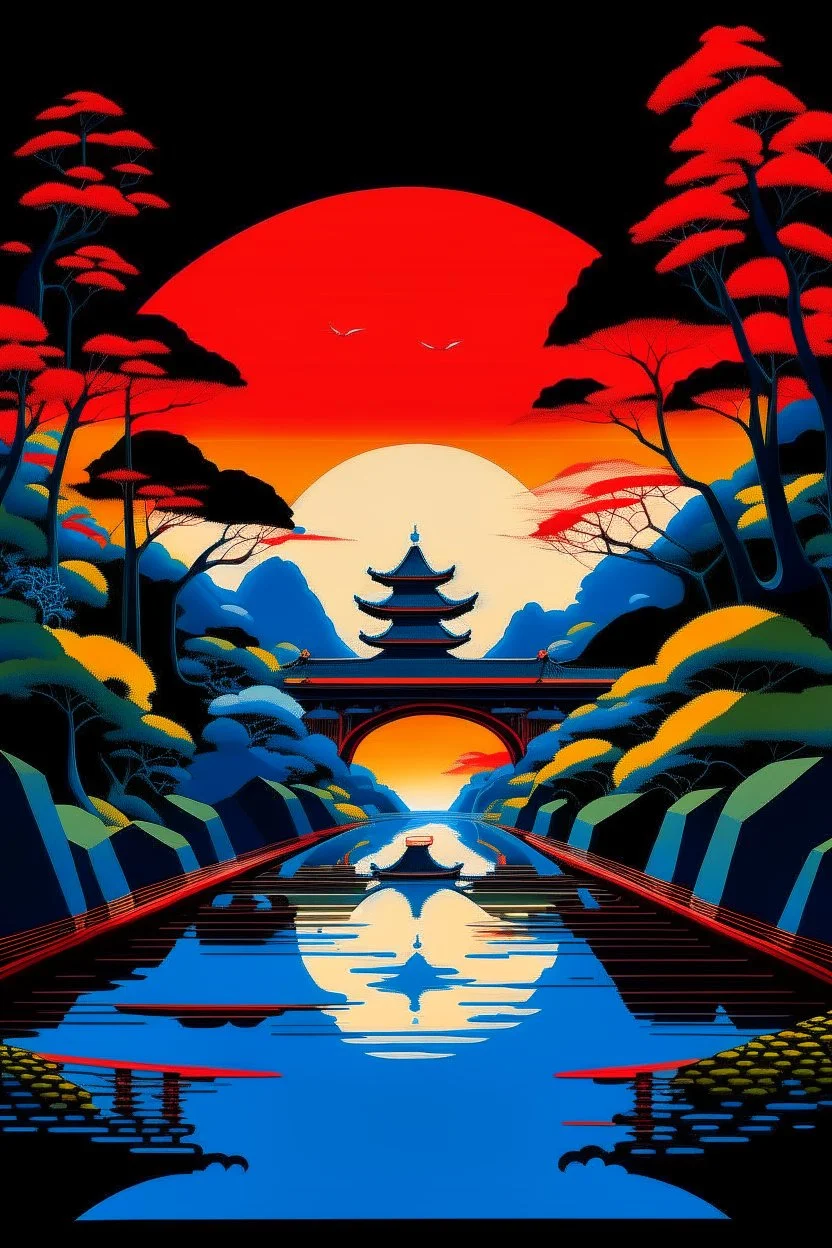 fate in the style of Hiroshi Nagai