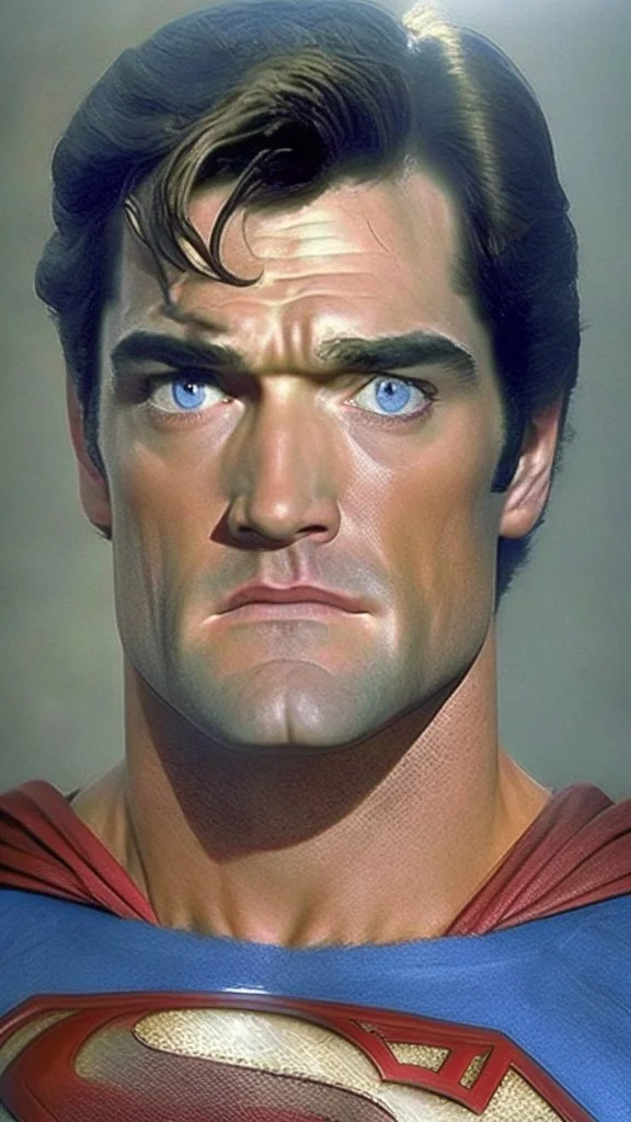 tucker carlsons face on superman