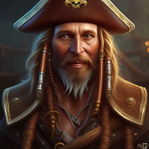 close up of an old pirate drinking rum, deep focus, d & d, fantasy, intricate, elegant, highly detailed, digital painting, artstation, concept art, matte, sharp focus, illustration, hearthstone, art by artgerm and greg rutkowski and alphonse mucha centered.