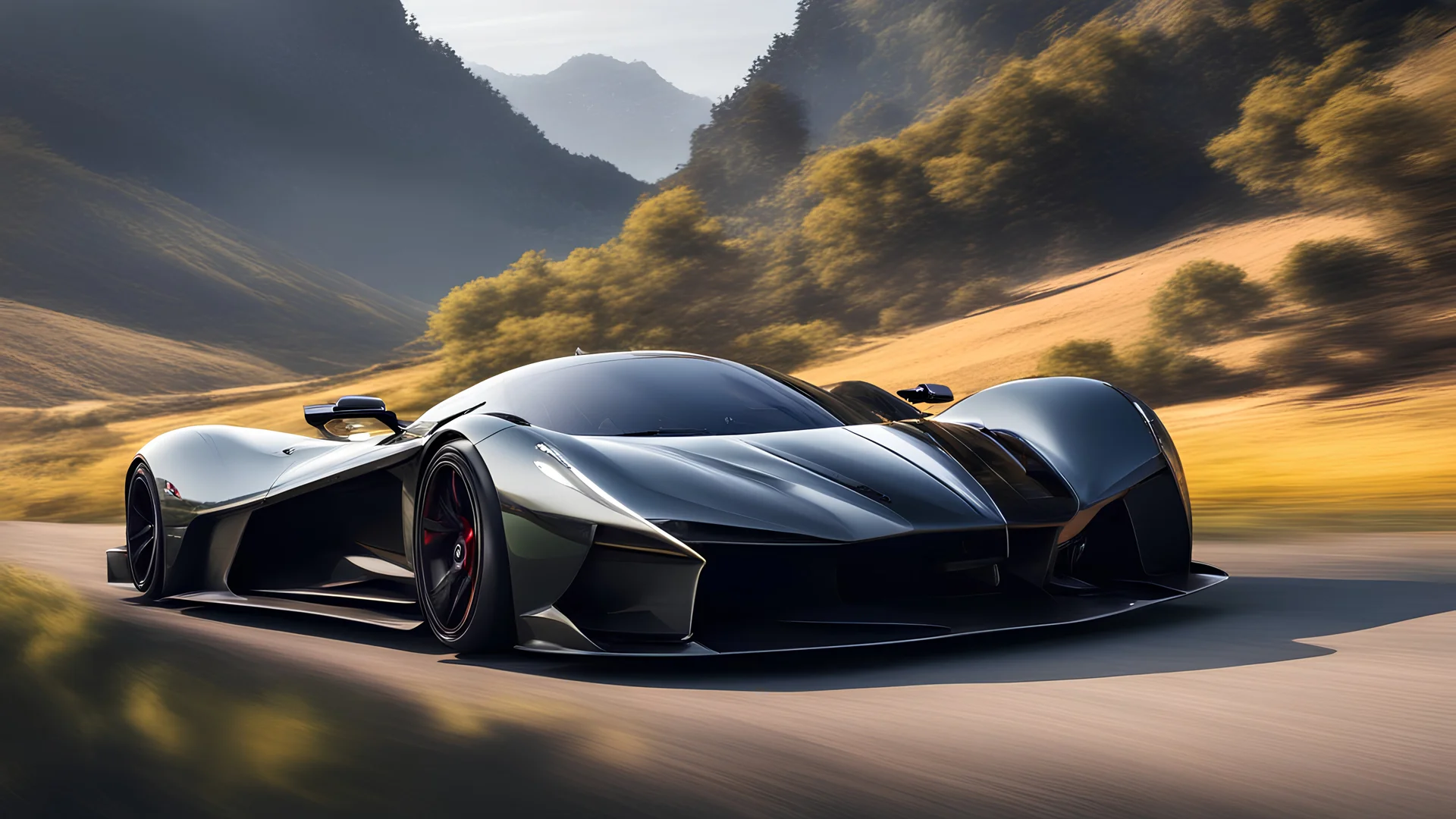 hypercar, natural scenery