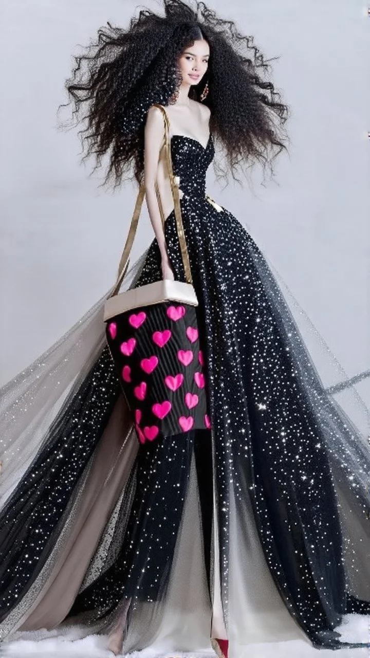 lady in fashion clothing